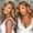 Ombre Honey blonde-4/27#, variant on Chocolate Bouncy Loose Wave Wig 100%Human Hair Wigs for Black Women 6X5 Loose Body Wave Lace Front Short Bob Wig 200% Density Glueless Wig Human Hair Wear Wigs Glueless Human Hair 14Inch