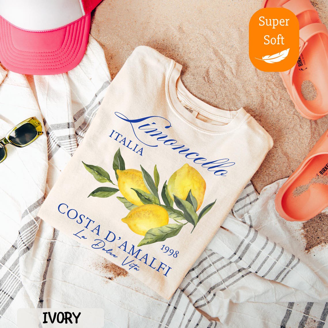 Limoncello La Dolce Vita Lemon Italy Coastal Granddaughter Amalfi T-Shirt All Size S-3XL