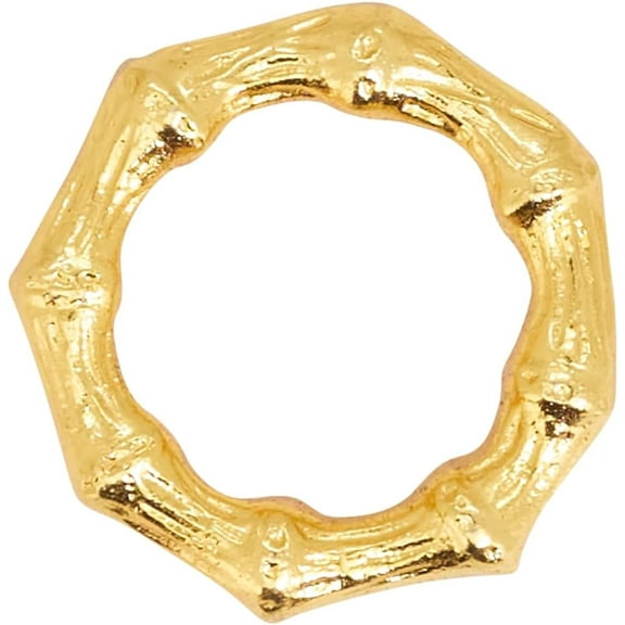 Sleek Aluminum Bamboo Napkin Ring (Set of 4)