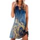 thumbnail image 2 of ICHUANYI Clearance Fashion Women Casual Sexy Round Neck Printing Dresses Summer Sleeveless Pullover Dress(Navy, M) ICHUANYI WER2023081505545, 2 of 4