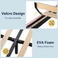 thumbnail image 5 of Allewie Twin Size Platform Bed Frame with Velvet Upholstered Headboard and Wooden Slats Support, Fully Upholstered Mattress Foundation/No Box Spring Needed/Easy Assembly, Pink, 5 of 17