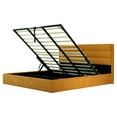 thumbnail image 6 of King Size Upholstered Hydraulic Lift Up Storage Platform Bed,Ochre, 6 of 7