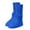 Blue, variant on Cmunyle Reusable Waterproof Shoe Covers For Adult 92 Polyester 8 Spandex Material Black Color For Outdoor Cycling Camping Fishing Non Slip High Top Snow Boots Galoshes Black