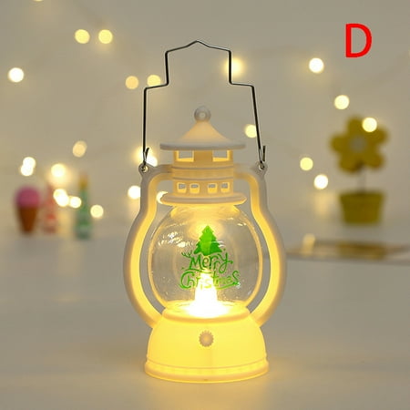 

ZIOKOK Kerosene Night Light Small Oil Fairy Lights Lantern Art Christmas New Year Lamp