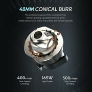 HiBREW G5 48mm Conical Burr Electric Coffee Grinder Compact Portable Stainless Steel Coffee Bean Mill Kitchen