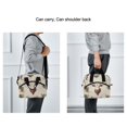 thumbnail image 5 of FORMRS Reusable Lunch Bag for Work School Leakproof Insulated Cooler with Adjustable Shoulder Strap, Beige Cowboy Pattern, 5 of 6