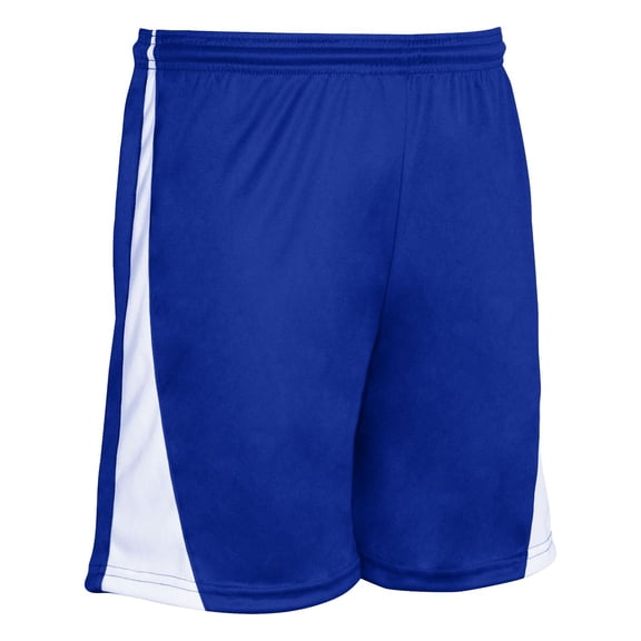 Champro Adult Sweeper Soccer Shorts Royal White Medium