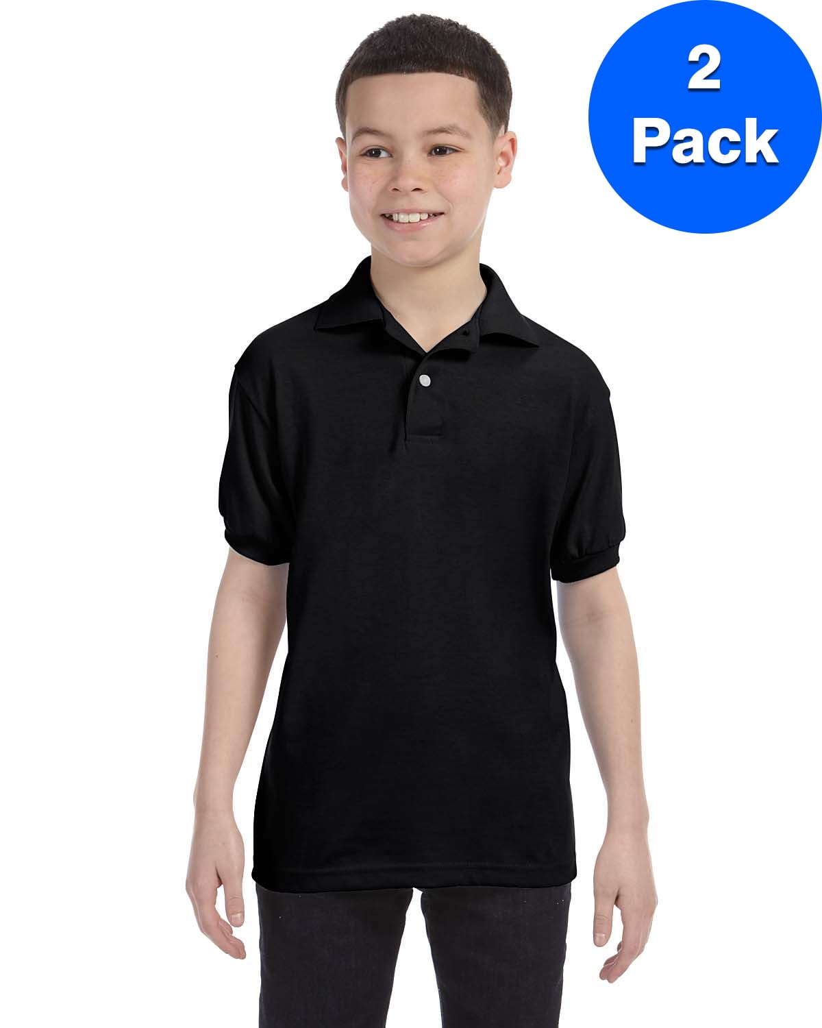 Adult Kids Plain Pique Polo Shirts Boys Mens Short Sleeve Summer T Shirt Tee Top 