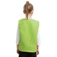 thumbnail image 2 of Zaldita Kids Volunteer Activities Outdoor Vest Button Up Waistcoat Boys Girls Waitress Uniform Fluorescent Green 9-10, 2 of 5