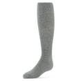 thumbnail image 3 of MeMoi Infant Solid Cotton Blend Basic Non-Binding Sweater Tights, 0-6, Light Gray Heather, 3 of 7