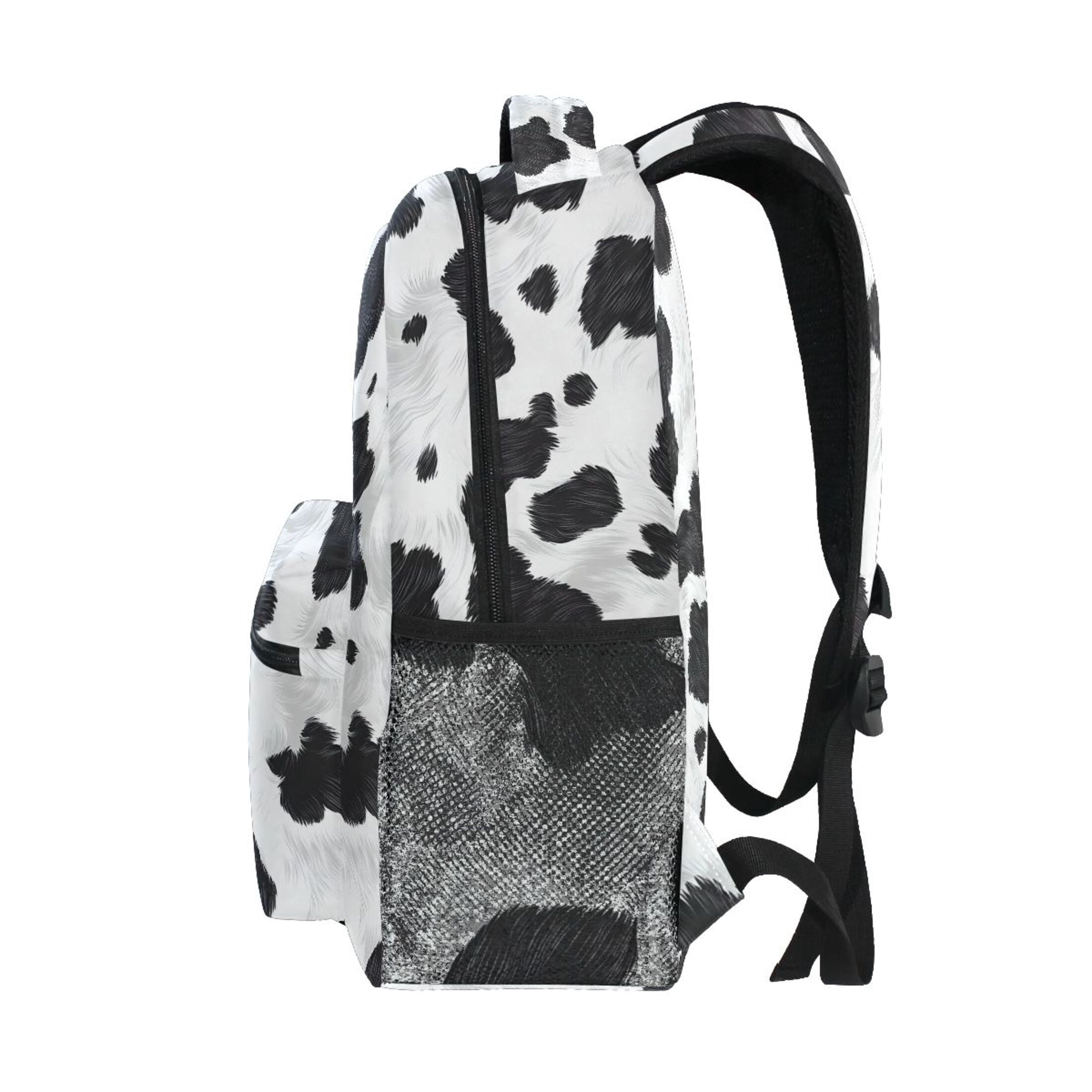ALAZA Stylish Backpack Cow Print Elementary Bookbag Personalized Laptop School Bags Travel Daypack