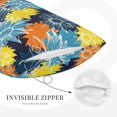 thumbnail image 2 of Plush Throw Pillow Covers, Sunflowers Colorful Pillow Cases with Invisible Zipper, Breathable Microfiber Pillow Cases Standard Size for Sleeping Bedroom Sofa Living Room 14x20, 2 of 5