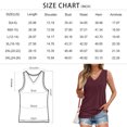 thumbnail image 6 of SUNBS Loose Fit Tank Tops for Women Beach Vacation Clothes for Women V Neck Trendy Tee Sleeveless Shirts, 6 of 6