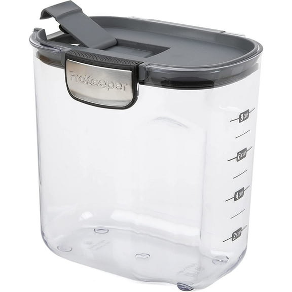Progressive International Sugar ProKeeper  Grey Plastic Airtight Storage Container