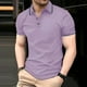 thumbnail image 1 of pstuiky Camisas casuales de manga corta para hombre, Camisa informal de manga corta con cuello vuelto y botones para hombre, color liso, con bolsillos ropa de hombre s, 1 of 6