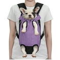 thumbnail image 4 of PetAmi Dog Carrier Backpack, Adjustable Dog Pet Cat Front Carrier Backpack | Ventilated Dog Chest Carrier for Hiking Camping Travel, Sling Bag for Small Medium Dog Cat Puppies, Small, 5-9 lbs, Purple, 4 of 8