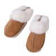 thumbnail image 2 of Zapatillas de algodón de estilo coreano de otoño e invierno para mujer, además de zapatillas de algodón antideslizantes para el hogar con punta peluda de terciopelo para el hogar, 2 of 5
