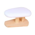 thumbnail image 4 of Tabla de planchar pequeña, Base de madera, cubierta de repuesto con borde elástico, tabla de planchar, taburete de planchado para el hogar, puños de White 29CMX18CMX15CM, 4 of 8