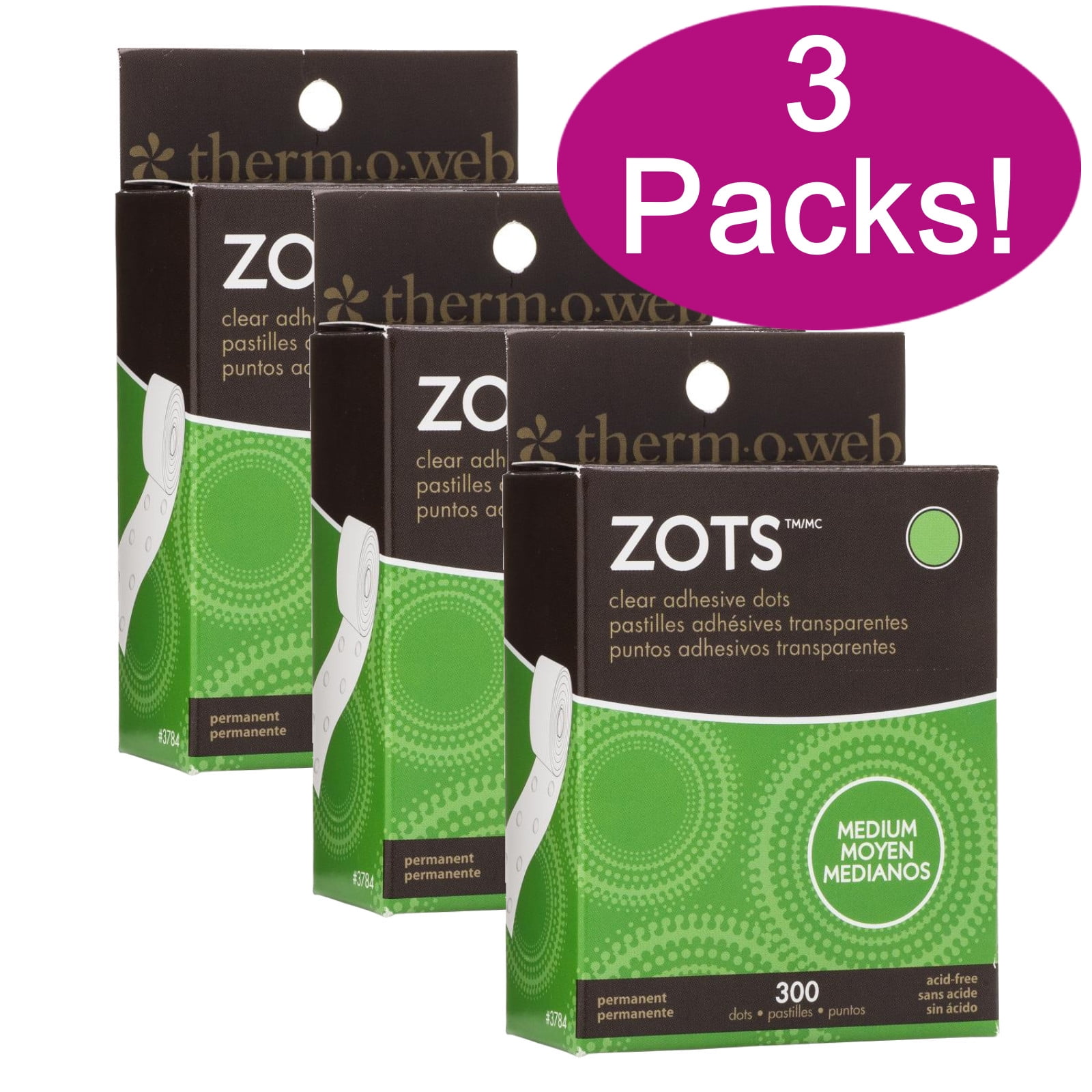 Memory Zots™ Adhesive Dots - 3/8 inch - 300 pcs – Cardstock Warehouse