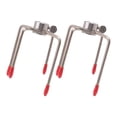thumbnail image 2 of 2 Piezas Barbacoa Asadores Carne Tenedores Abrazadera Parrilla AlbóNdigas Acero Inoxidable Brocheta, 2 of 5