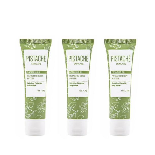 Set de mantequilla corporal Pistaché Skincare Pistachio Oil Travel Trio