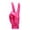Pink, variant on CandleHand Hand Gesture Candle Peace Sign - Big Real Hand Size 6.7 x 4.3 x 2.4 inches - Handmade Winner Statue - Birthday, Office, Housewarming Gift (Blue)