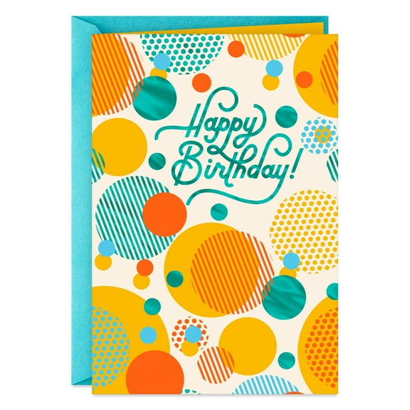 Hallmark Colred Dts Birthday Card