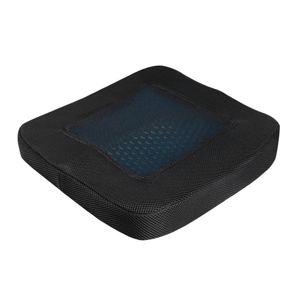 Cojín de Asiento de Espuma Viscoelástica de Gel para Silla con Funda Lavable para Mayor Comodidad - Espuma Viscoelástica Suave Y Materiales de Gel Ref - Tela de malla Sunnimix Cojín de asiento de espuma viscoelástica
