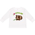 thumbnail image 3 of Inktastic I Love Guinea Pigs Boys or Girls Long Sleeve Toddler T-Shirt, 3 of 5