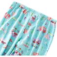thumbnail image 4 of HAHDAXIA Womens Pajama Set Cotton Capri Pant Pyjama Short Sleeve Sleepwear Summer Pjs, 4 of 6