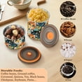 thumbnail image 6 of Cat Painting Airtight Coffee Bean Canister 17oz Food Storage Containers with Lids For Gournd, Tea, Sugar, Flour, Rice, Cereal, Candy Cookie Jar, 6 of 8