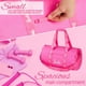 thumbnail image 5 of Bolsa de Fin de Semana Barbie Rosa Espaciosa con Bolsillos con Cremallera para Mujer, 5 of 6