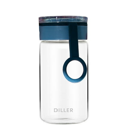 

MCat 280ml/380ml DILLER Single Layer Glass Water Cup Anti-fracture Smooth Cup Rim High Borosilicate Glass Water Cup for Daily Life