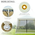 thumbnail image 6 of Outsunny 10’ x 10’ Cream White Pop-up Outdoor Canopy, UV Protection, 6 of 10