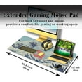 thumbnail image 2 of Extra Large Mouse Pad Blue XXL Mousepad, Big Mouse Pads Office Desk Mats, Desk Pad Mat Waterproof Non-Slip Rubber Base, 35.4 X 15.7 inch for Work/Game/Office/Home Japanese Great Wave Art, 2 of 7