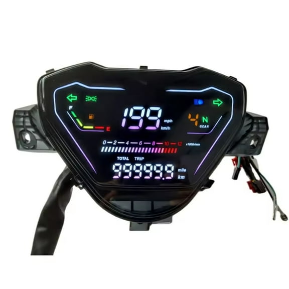 High Precise Long Range Waterproof Motorcycle Speedometer Digital Odometer With LCD Display For Universal Motorcycles