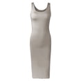 thumbnail image 4 of ANINEO Womens Summer Dresses Casual Solid Color Casual Sleeveless Crew Neck Versatile Dress, 4 of 4