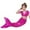 Hot Pink, variant on CAIXIA Toddler Swimsuit Girl 4t Ruffle 3 Piece Mermaid Swimsuit Girls Bathing Suits Cover Ups for Swimwear,3-4 Years