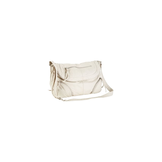 Bolso bandolera Aeropostale de piel sintética para mujer beige pequeño 17 in - 22 in