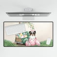 thumbnail image 4 of Easter Egg Papillon Bunny Ear Welcome Spring Truck Desk Mat Full Keyboard Mouse Pad Pap Butterfly Dog Lover Large Mousepad - 12002, 4 of 5