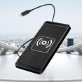 thumbnail image 1 of Estera Del Cargador Inalámbrico Soporte de carga para coche de 15 W Soporte de carga USB para iPhone para Samsung (Tipo C), 1 of 8