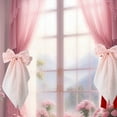 thumbnail image 6 of Wooowa Bow Ribbon Curtain Clips & Tiebacks - Decorative Window Accessories, Versatile Holders for Curtains & Drapes, 6 of 8