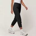 thumbnail image 5 of ZGRBOU Women Capri Jogger Sweatpants Elastic High Waist Drawstring Cropped Track Pants Lightweight Baggy Pants with Pockets, 5 of 7