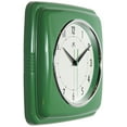 thumbnail image 2 of Infinity Instruments Square Clock, Green, 2 of 4