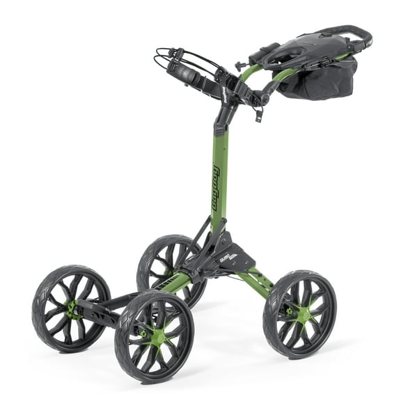 Bag Boy Golf Quad Pro Green/Black Pull Cart New