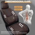thumbnail image 6 of 2008 for Cadillac Escalade ext Car Seat Cover, Black and Brown Car Seat Covers, PU Leather Full Set of 5 Seats With a Headrest and Lumbar Support Waterproof, Beautify the Interior of Old Cars, 6 of 7