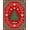 Red, Pattern 4, variant on Flatwoven High Traffic Area Rug, Whimsical Gingerbread Figures Christmas with Festive Stars, Non Slip, Stain Resistant, Washable Area Rugs for Living Room, Bedroom(Brown, 4X6)
