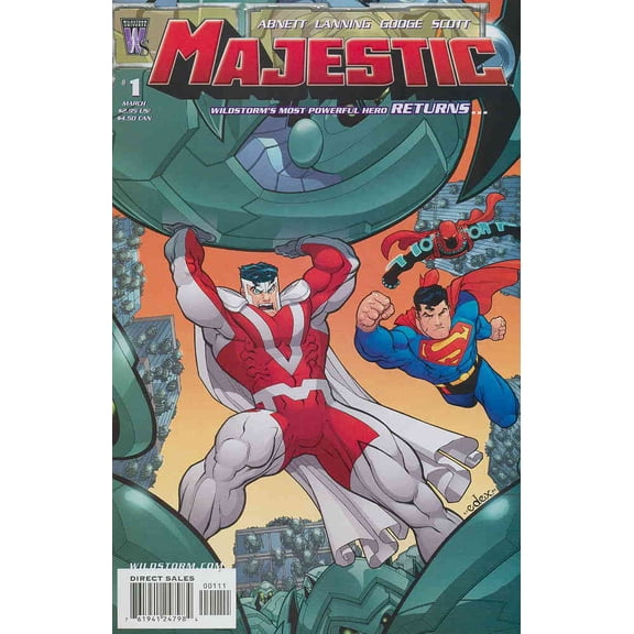 Majestic (2nd Series) #1 VF ; WildStorm Comic Book