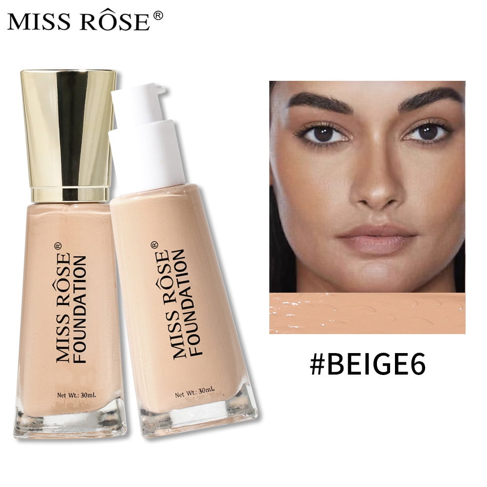 Vntub Concealer Liquid Foundation Full Coverage, 24H Natural Look, Nude