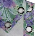 thumbnail image 4 of Ambesonne Nature Grommet Curtain, Garden Botany Lupine Sketch, 50"x72", Fern Green and Violet, 4 of 5